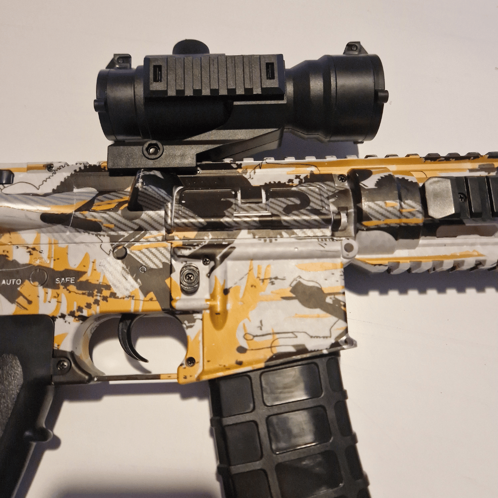 M4 Assault Orange - Elektrisk Gelblaster Gevær