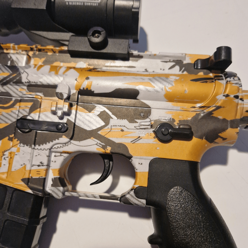 M4 Assault Orange - Elektrisk Gelblaster Gevær