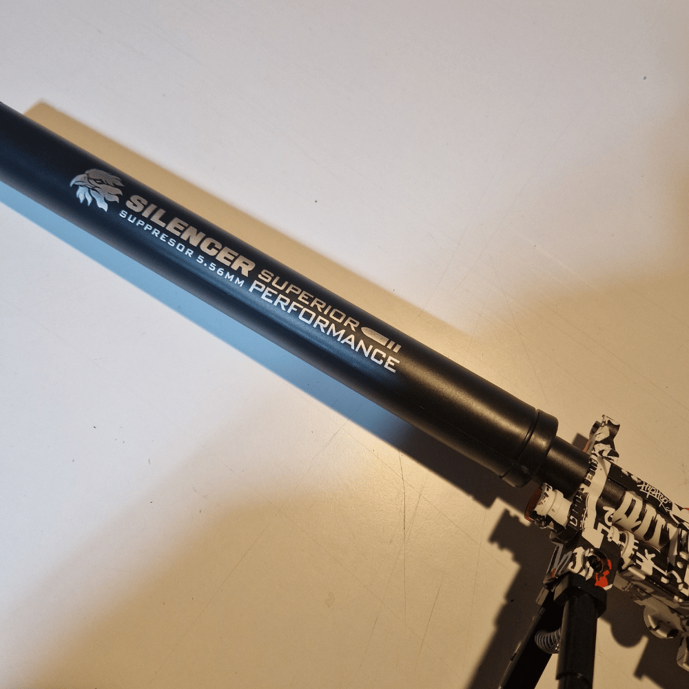 M249 Mini Rød - Elektrisk Gelblaster Gevær